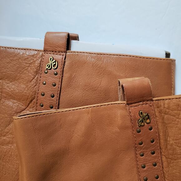 NEW Sam Edelman Prina 2 Leather Tall Boots Whiskey Size 6M WC Wide Calf - Picture 7 of 11